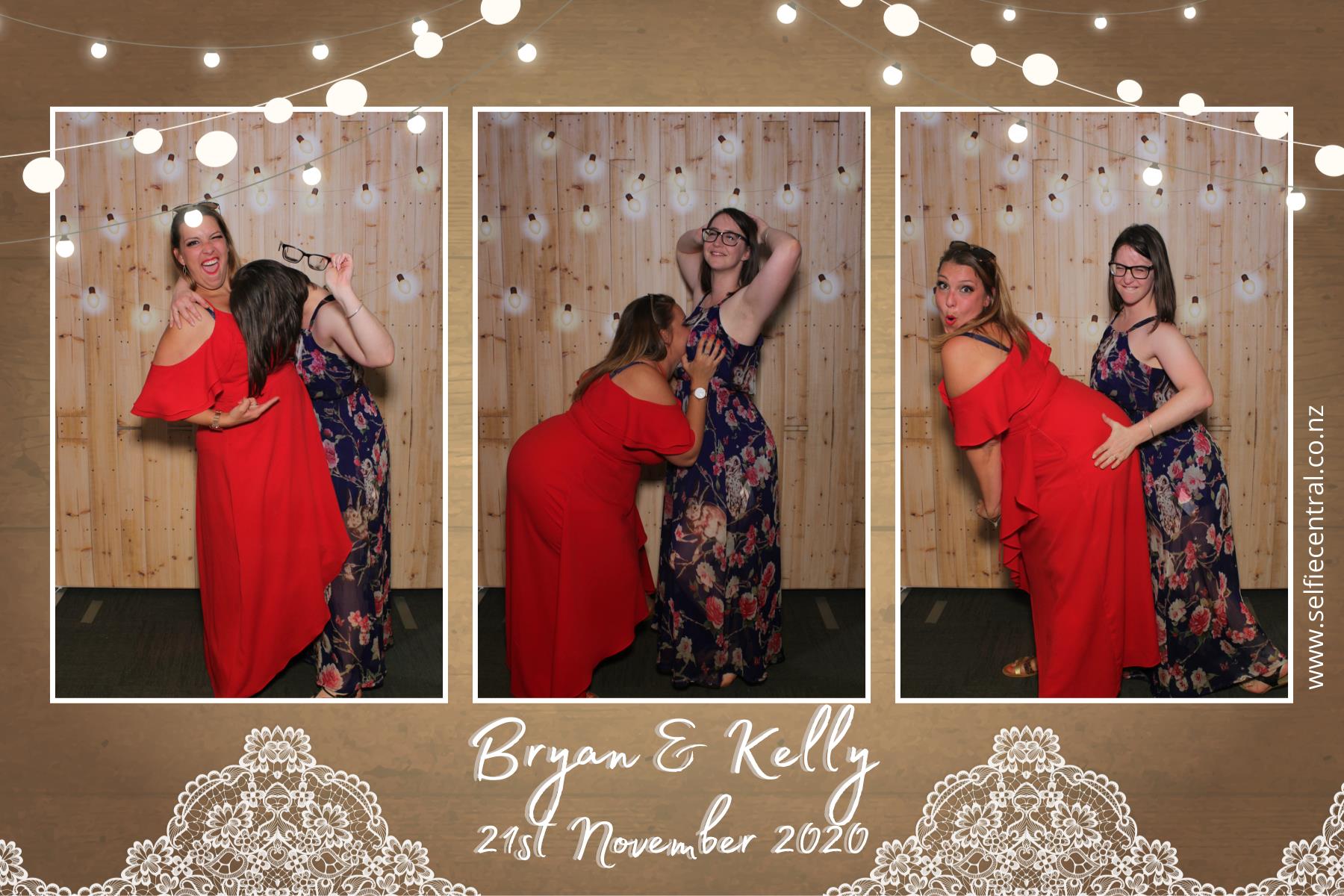 Bryan & Kelly's wedding | View more photos from the event at gallery.photobooth.co.nz/u/SelfieCentral/Bryan-Kellys-wedding